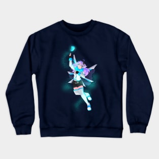 Ichara Berin Glowing Butterfly Crewneck Sweatshirt